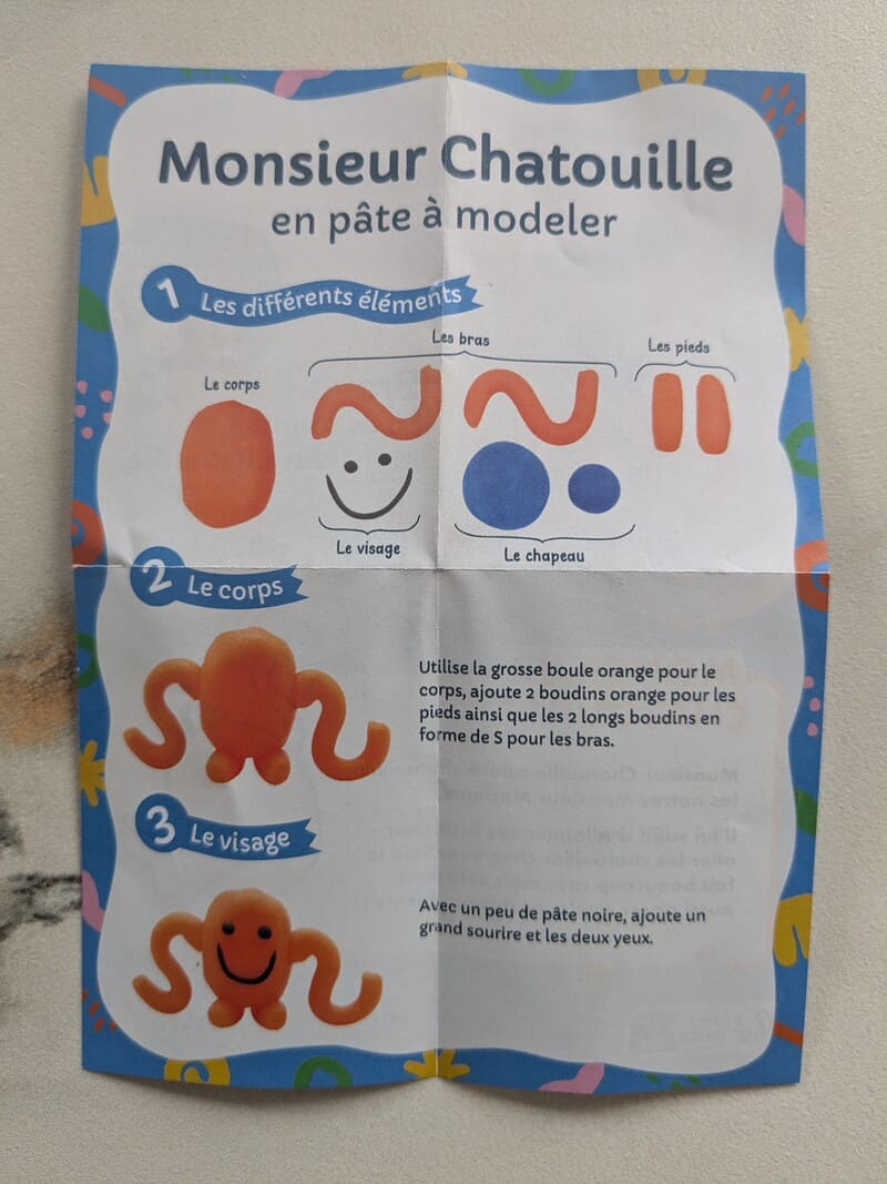 tutoriel monsieur chatouille en pate a modeler végétale made in france