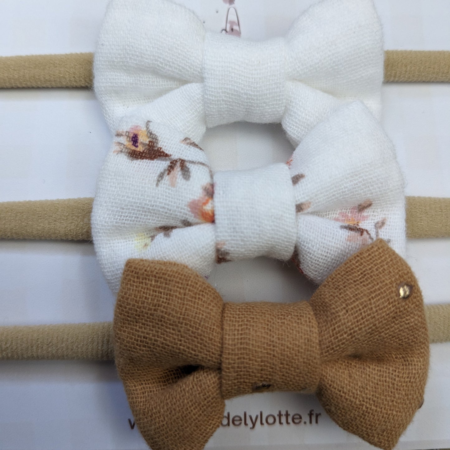TRIO DE BANDEAUX NYLON