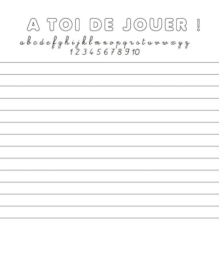 dernière page du cahier de coloriage lavable maternelle pour les enfants de 3 ans