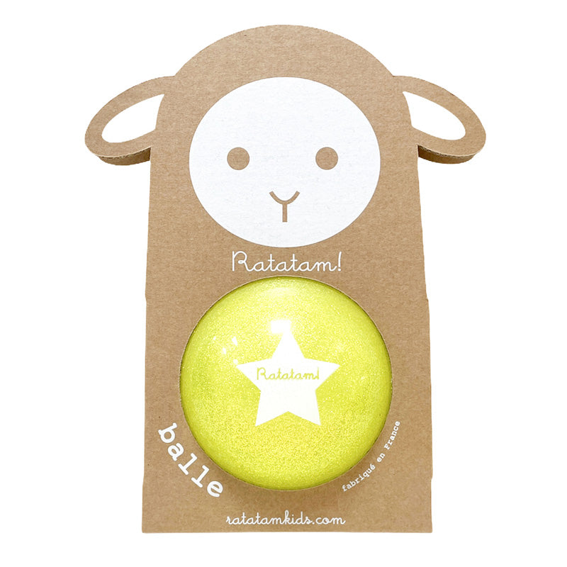 BABY BALLE MOUTON - JAUNE - BALLONS - RATATAM
