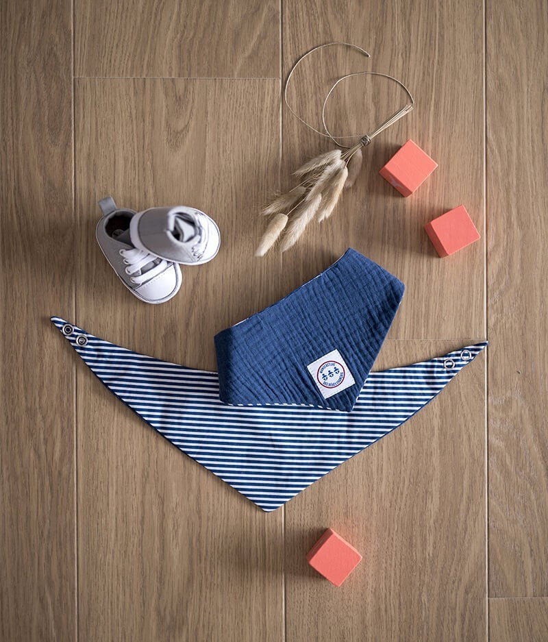 BAVE A ROI - BAVOIRS BANDANAS - MANUFACTURE DES BEBES FRANÇAIS