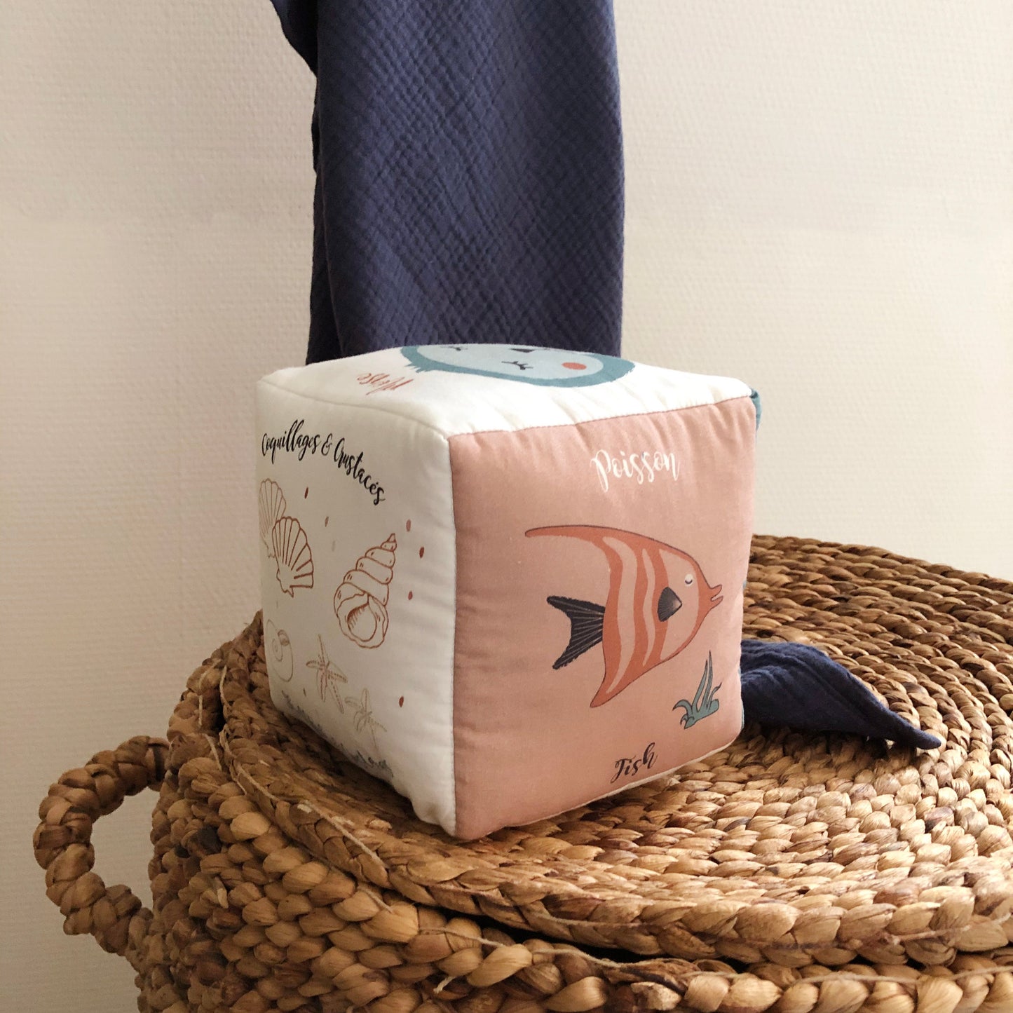 CUBE D’EVEIL ANIMAUX DE LA MER - CUBE D’EVEIL - CAROTTE & CIE
