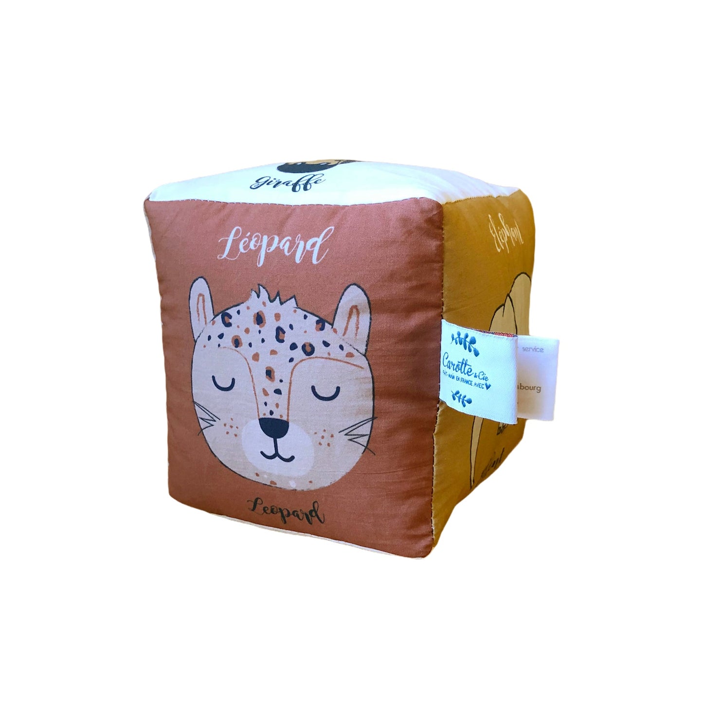 CUBE D’EVEIL ANIMAUX DE LA SAVANE - CUBE D’EVEIL - CAROTTE & CIE