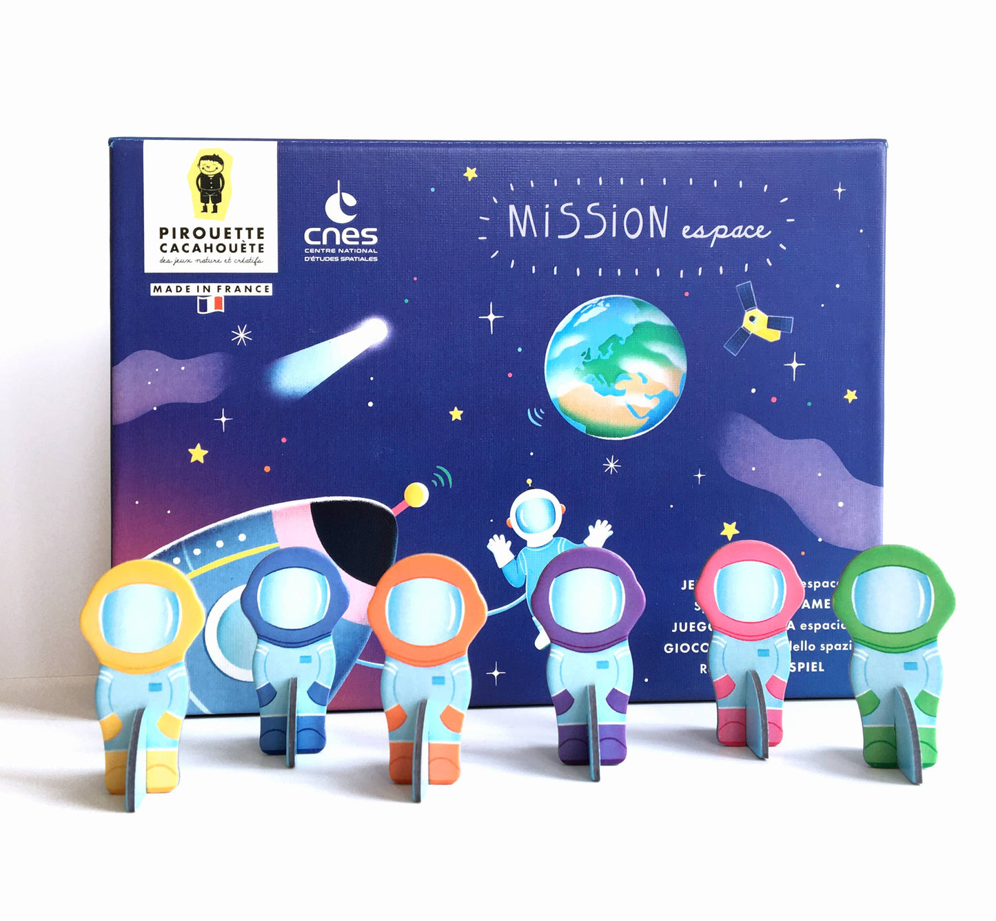JEU DE L’OIE DE L’ESPACE - JEUX DE SOCIETE - PIROUETTE CACAHOUETE