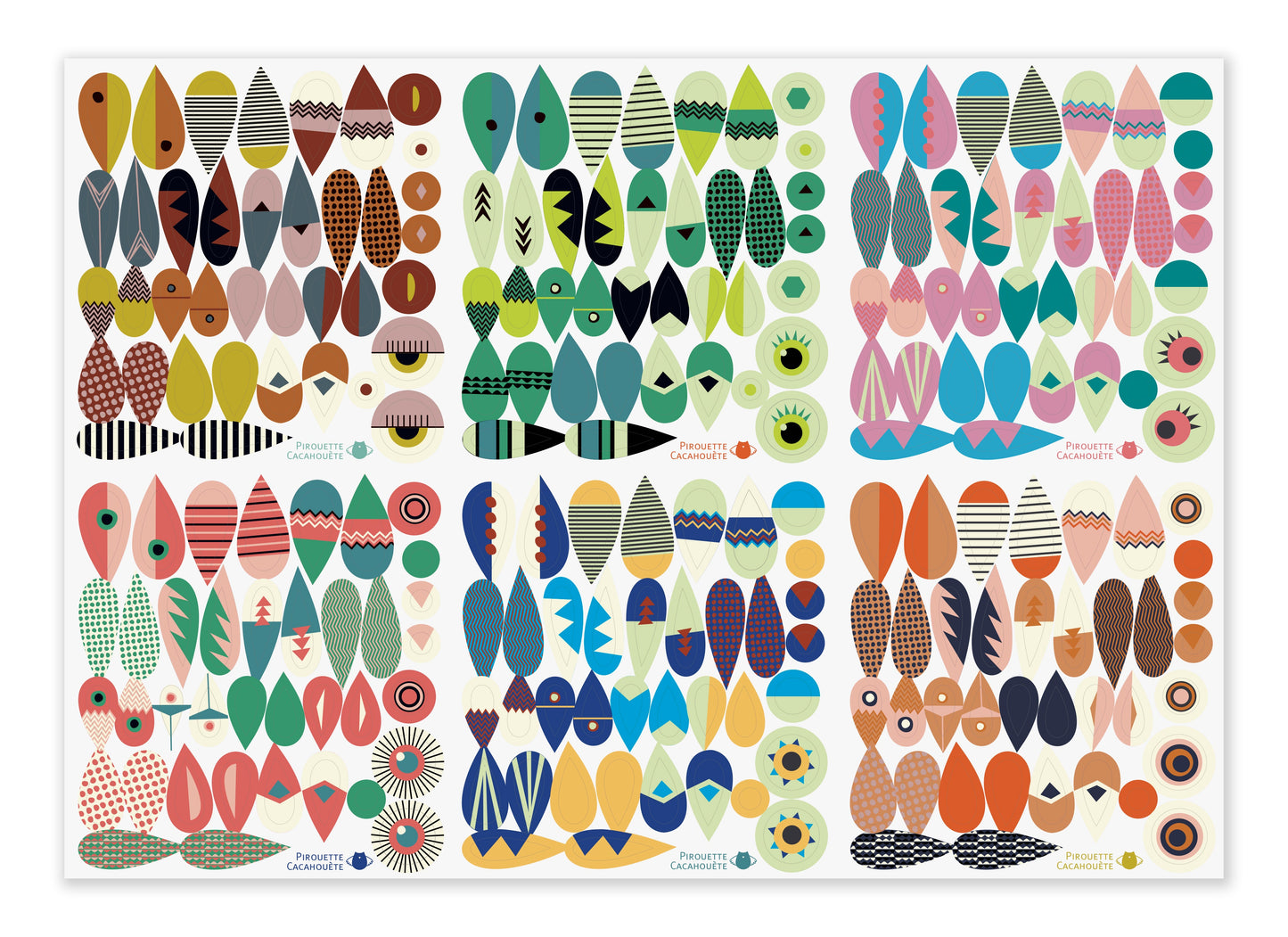 KIT CREATIF CHOUETTES - JEUX CREATIFS - PIROUETTE CACAHOUETE