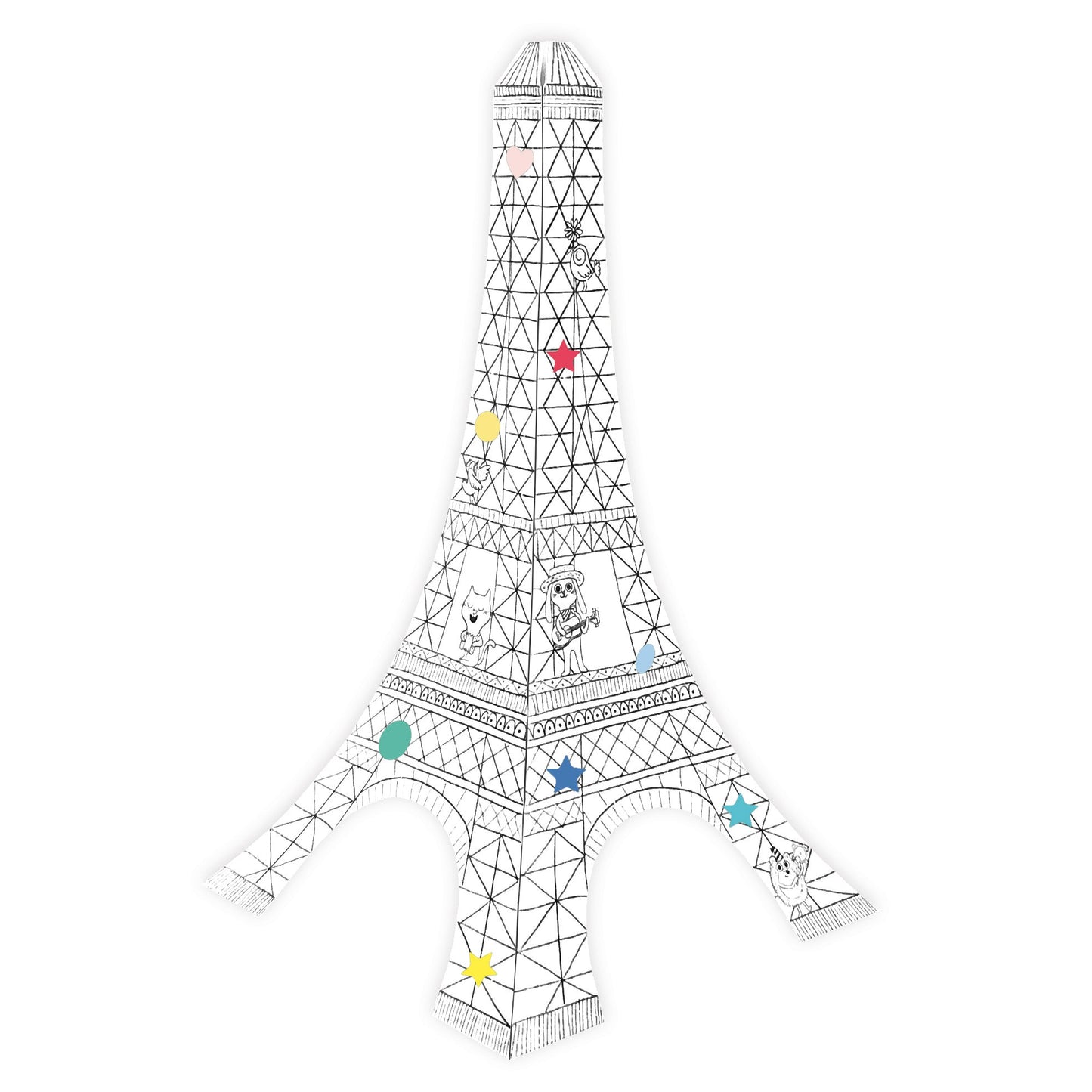 KIT CREATIF TOUR EIFFEL - JEUX CREATIFS - PIROUETTE CACAHOUETE