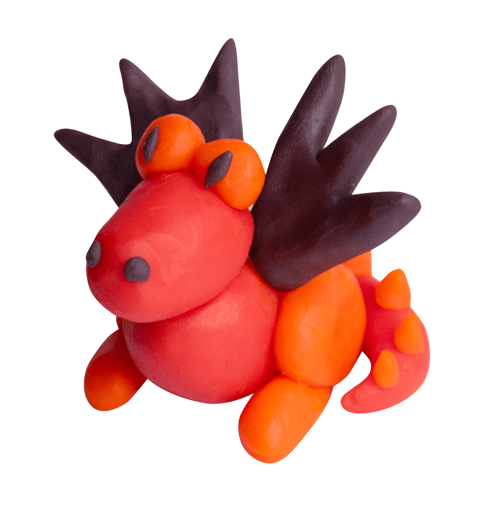 KIT MON DRAGON À FABRIQUER EN PÂTE À MODELER