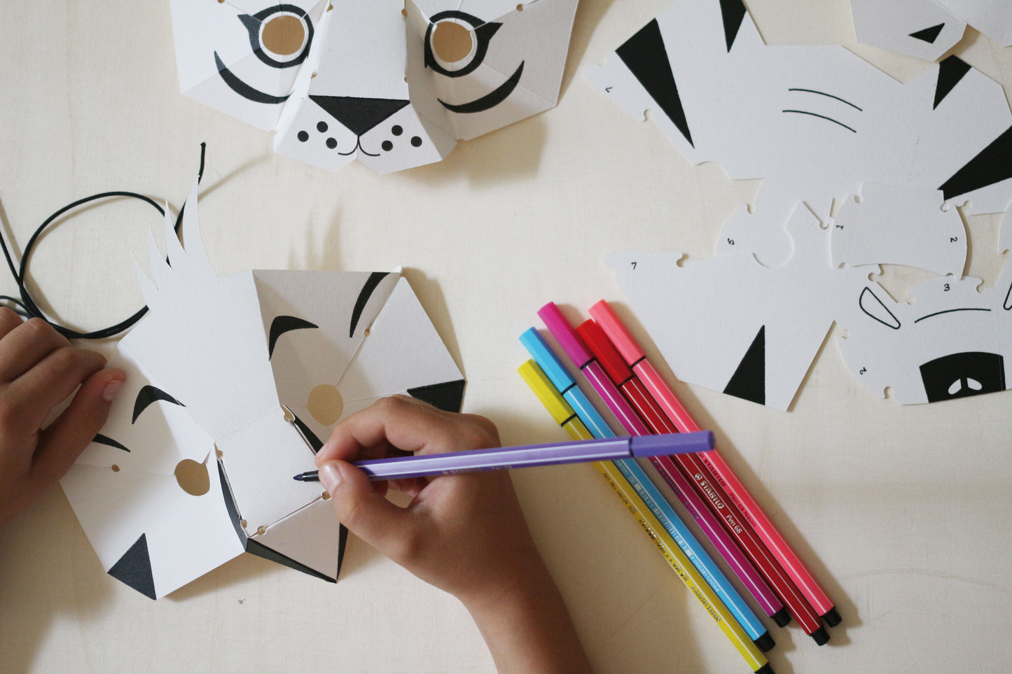KIT CREATIF MASQUES DE LA JUNGLE