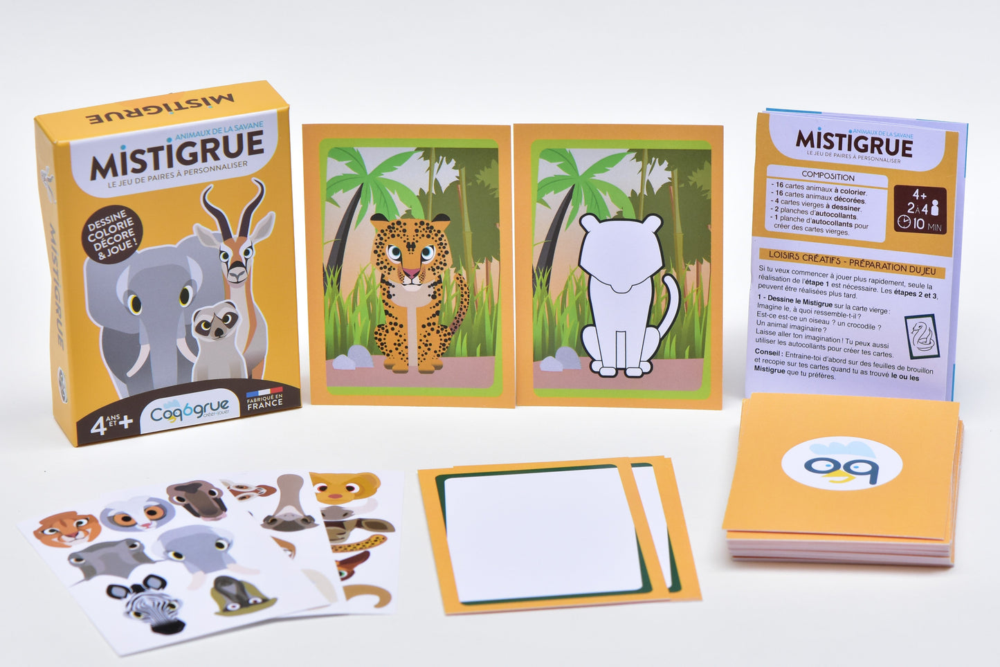 MISTIGRUE - JEUX DE CARTES - COQ6GRUE