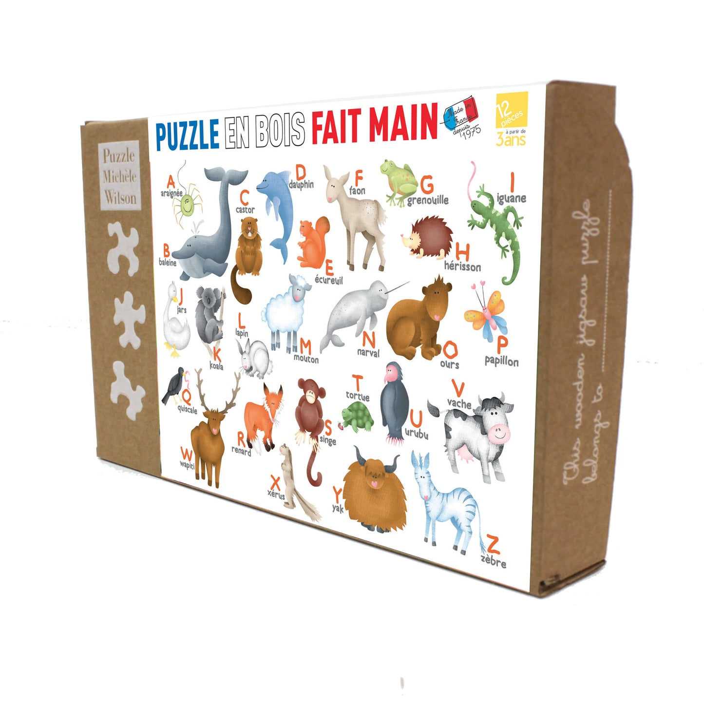 PUZZLE L'ALPHABET DES ANIMAUX
