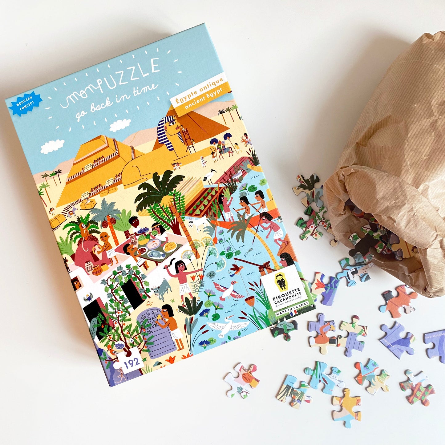 PUZZLE EGYPTE ANCIENNE - PIROUETTE CACAHOUETE