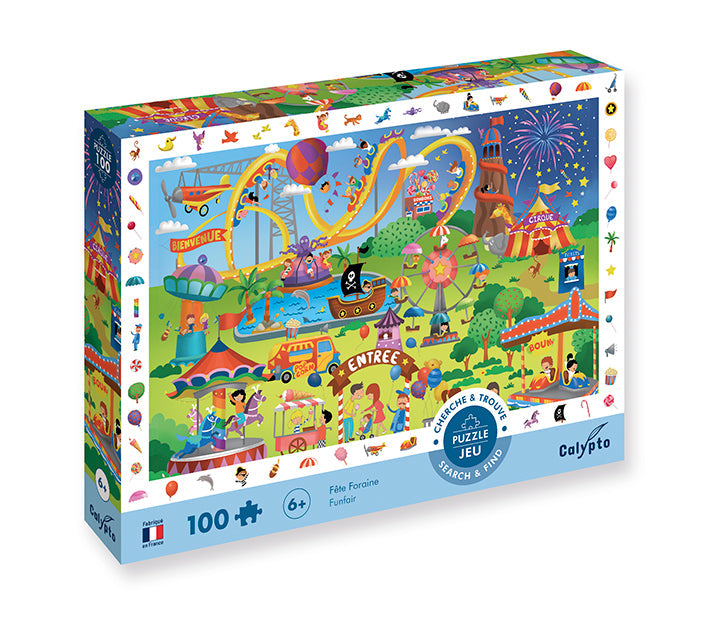 PUZZLE FÊTE FORAINE - PUZZLES - CALYPTO
