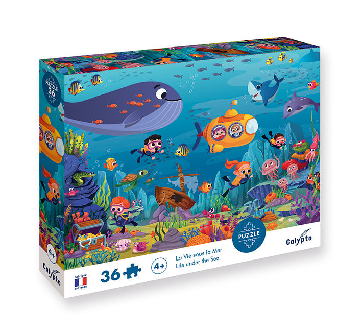 PUZZLE LA VIE SOUS LA MER - PUZZLES - CALYPTO