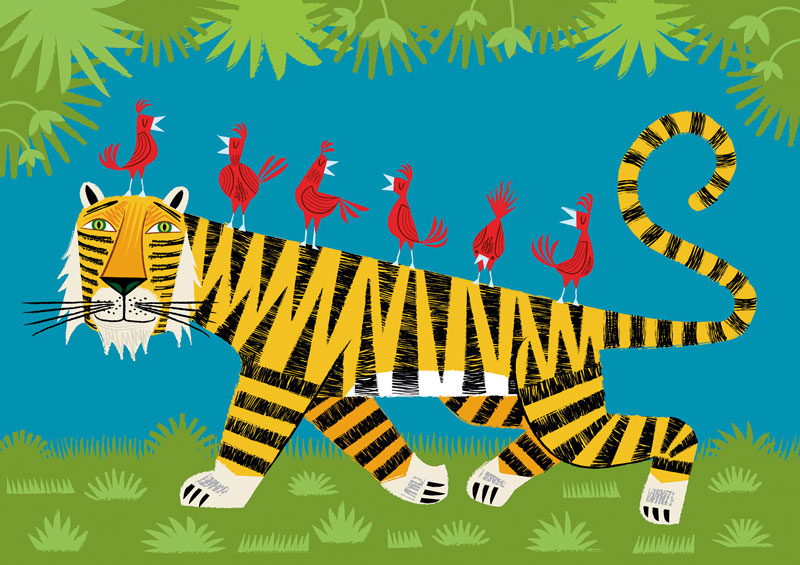 PUZZLE LE TIGRE - PUZZLES - PUZZLE MICHELE WILSON