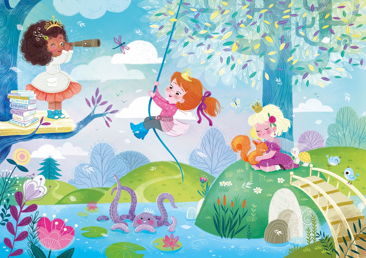 PUZZLE PRINCESSES MODERNES - PUZZLES - PUZZLE MICHELE WILSON