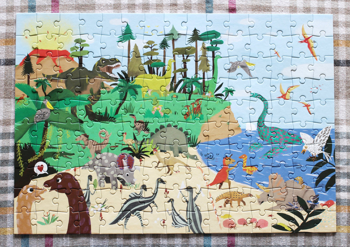 PUZZLE RETOUR AU JURASSIQUE - PUZZLES - PIROUETTE CACAHOUETE