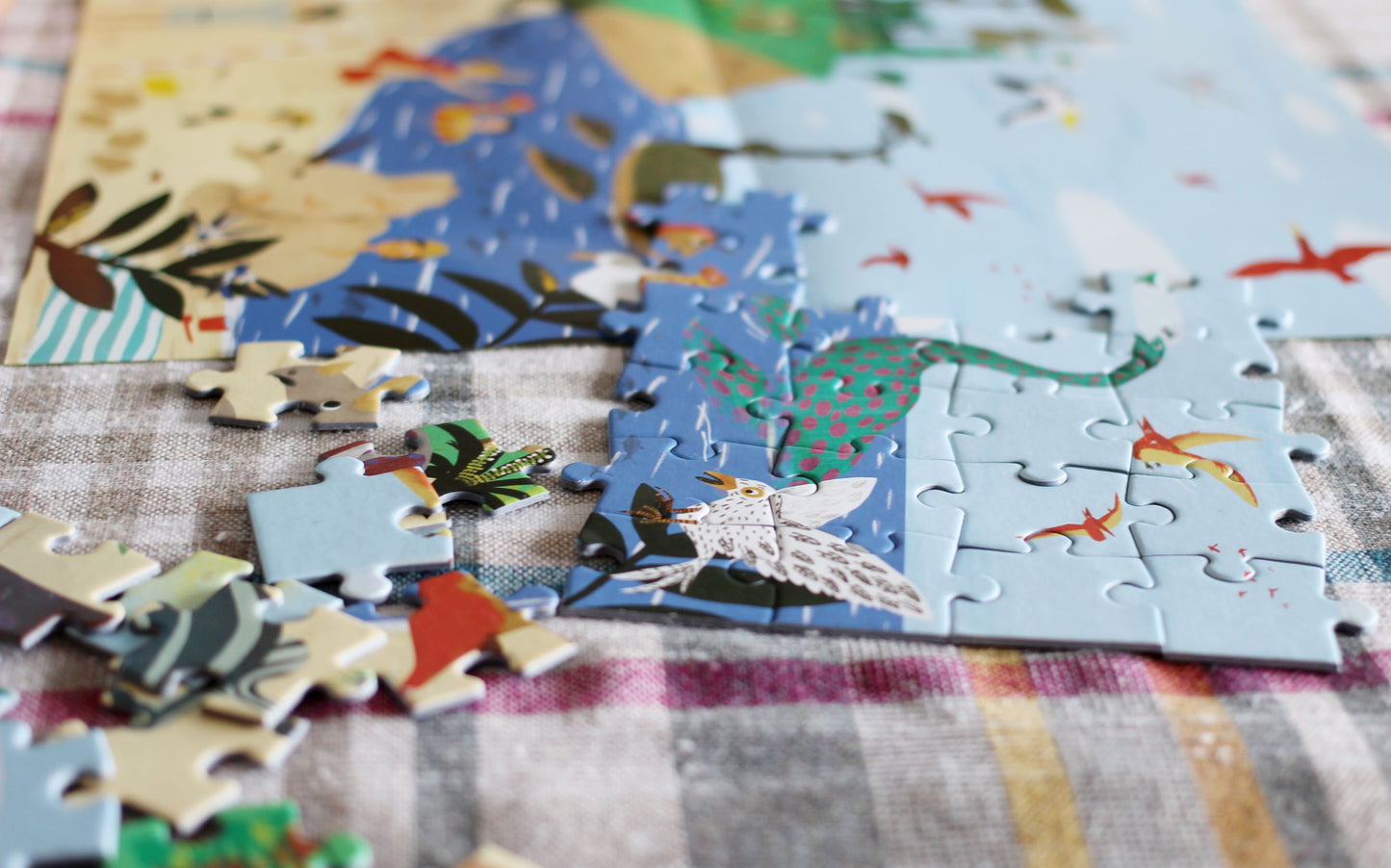PUZZLE RETOUR AU JURASSIQUE - PUZZLES - PIROUETTE CACAHOUETE