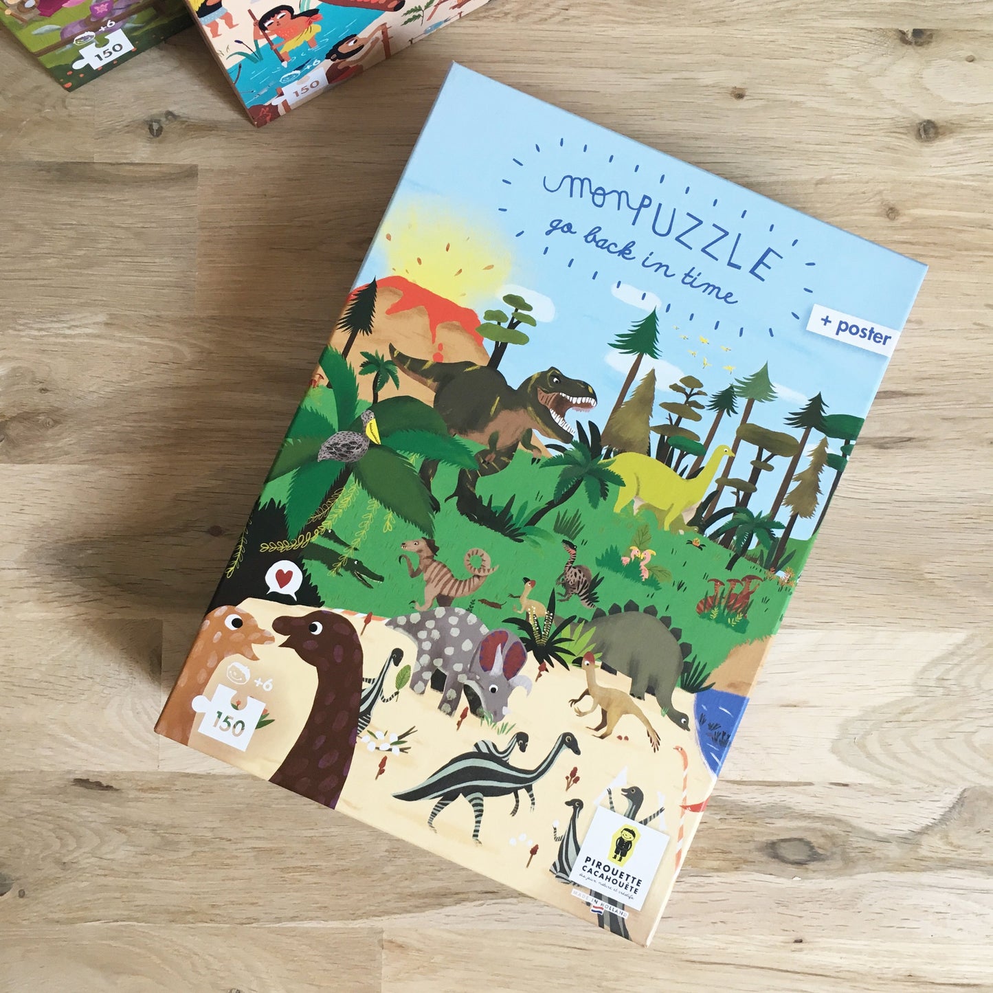PUZZLE RETOUR AU JURASSIQUE - PUZZLES - PIROUETTE CACAHOUETE