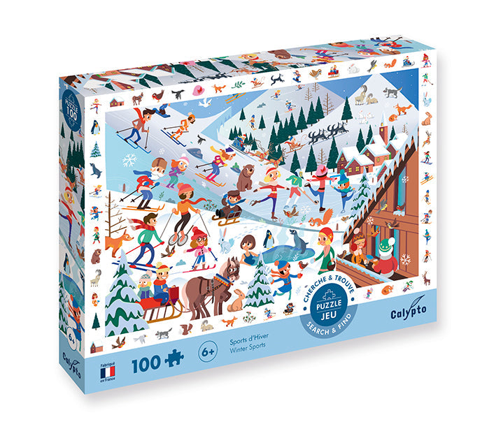 PUZZLE SPORTS D’HIVER - PUZZLES - CALYPTO
