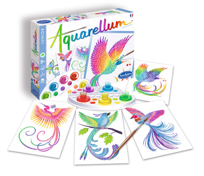 AQUARELLUM JUNIOR OISEAUX DE PARADIS