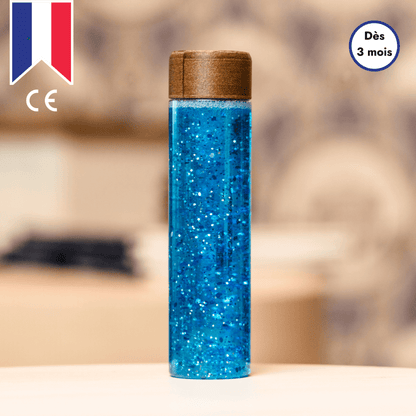 BOUTEILLE SENSORIELLE BEBE PAILLETTES