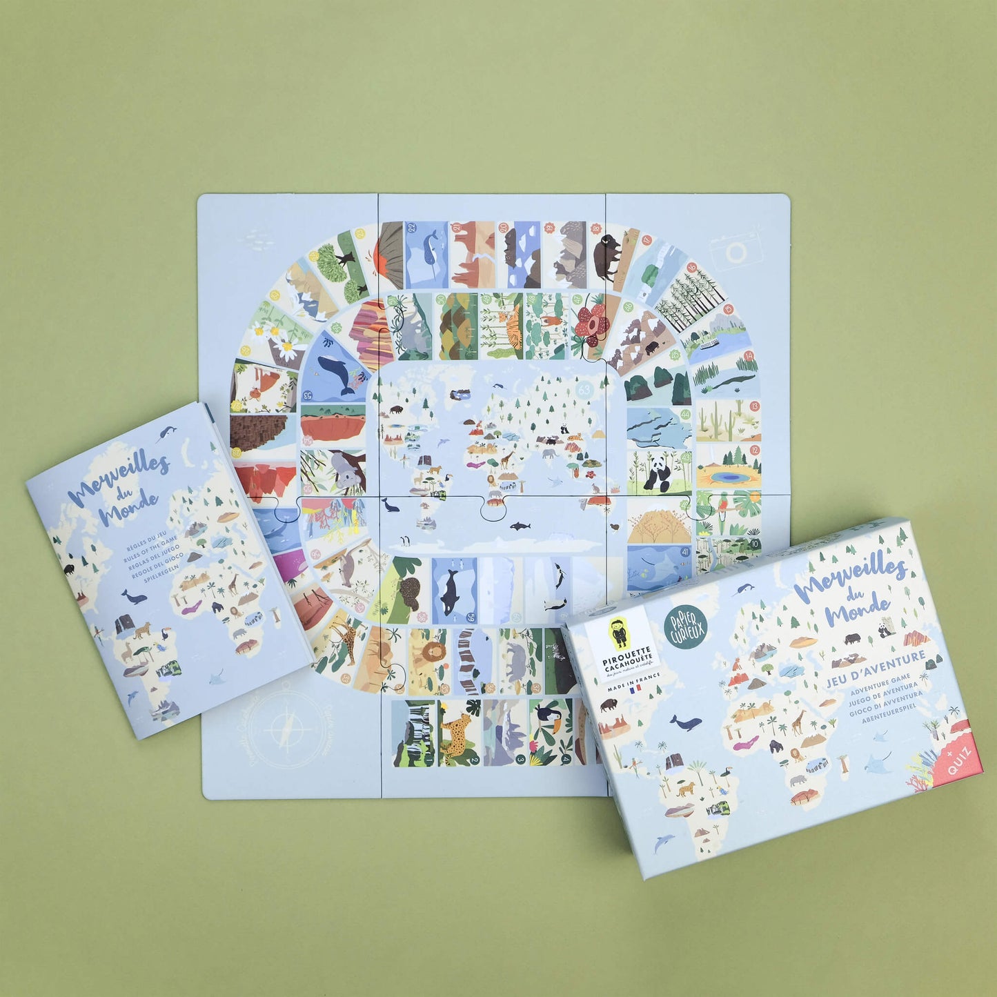 JEU D'AVENTURE MERVEILLES DU MONDE