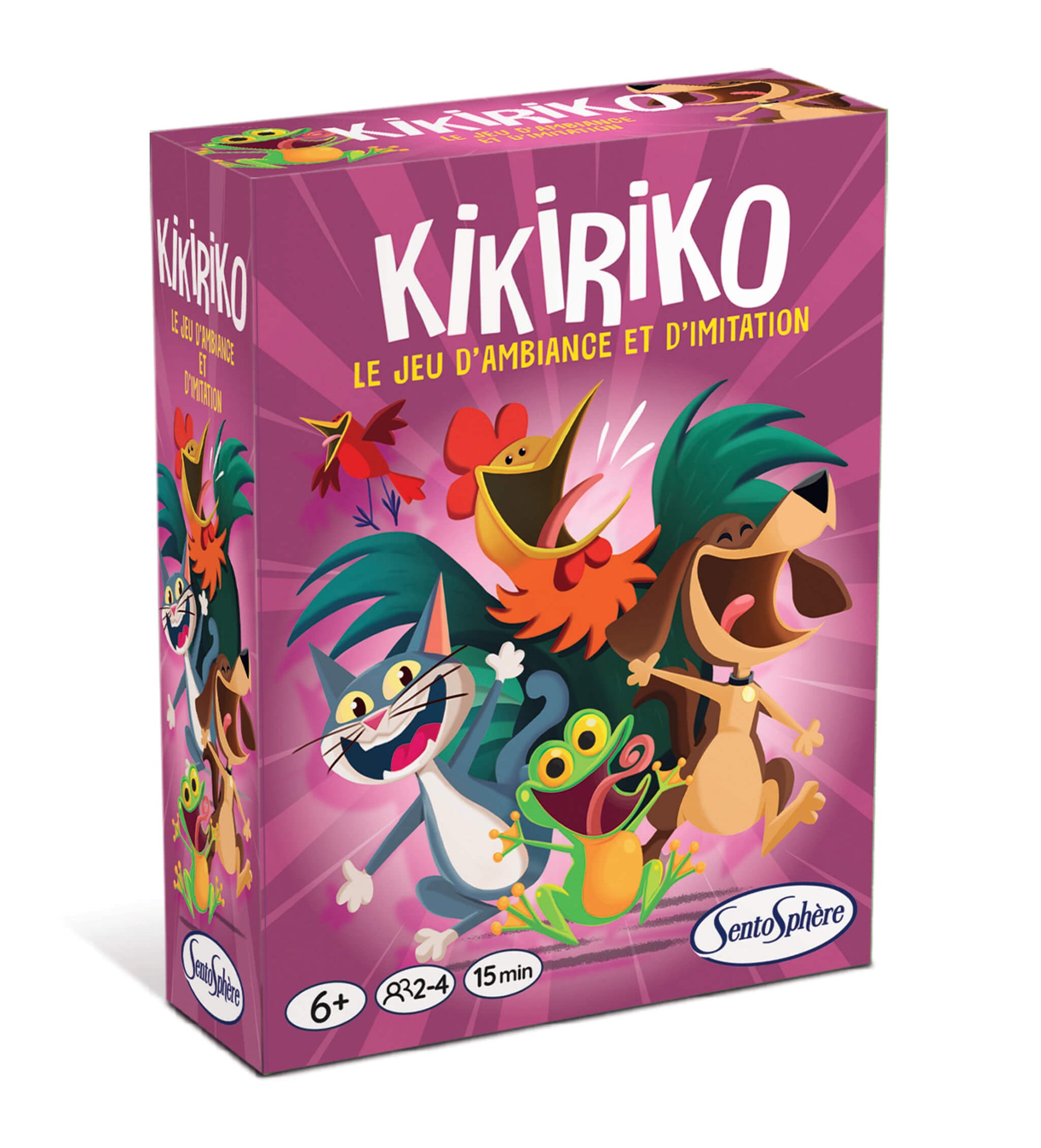 boite du jeu de cartes Kikiriko pour enfants de 6 ans