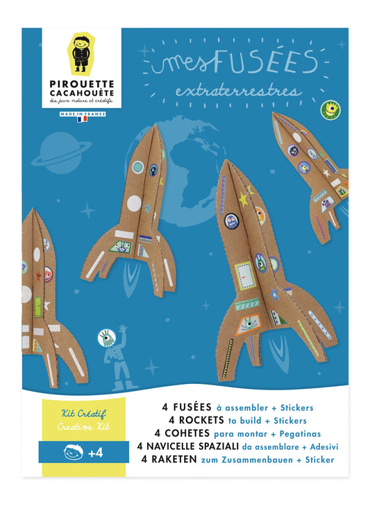 KIT CREATIF FUSEES EXTRATERRESTRES - JEUX CREATIFS - PIROUETTE CACAHOUETE