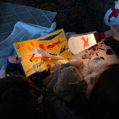 LAMPE PASSE-PARTOUT LE PETIT PRINCE EN AVION ROUGE
