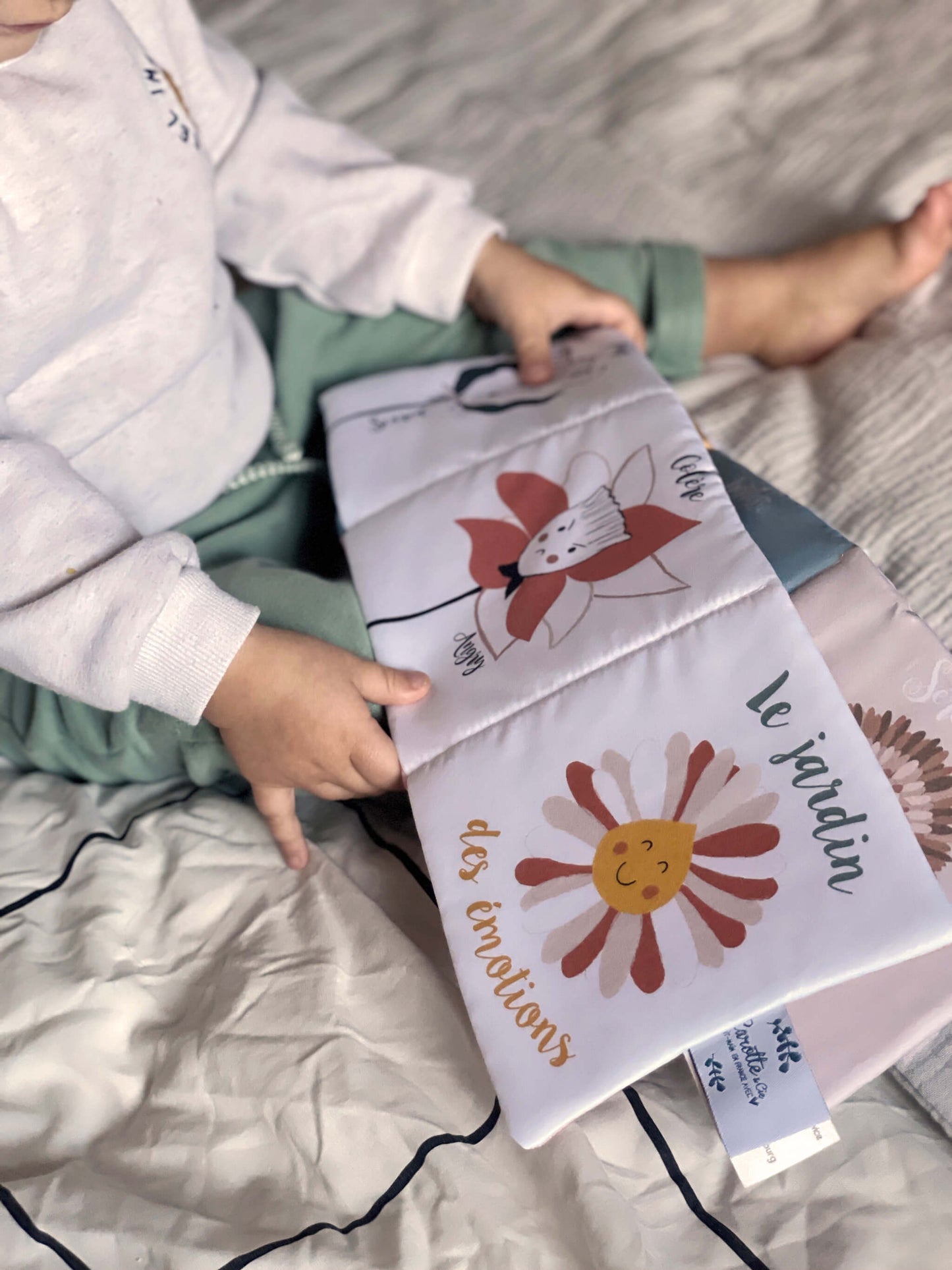 LIVRE D'EVEIL LE JARDIN DES EMOTIONS