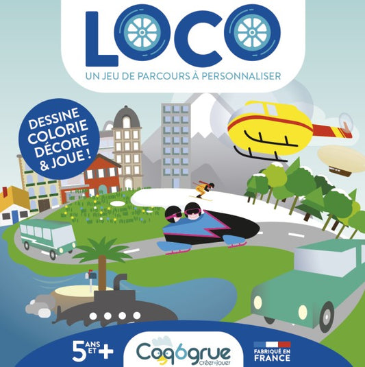 LOCO JEU DE PLATEAU - JEUX DE SOCIETE - COQ6GRUE