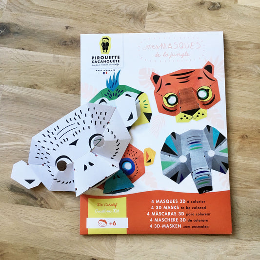 KIT CREATIF MASQUES DE LA JUNGLE