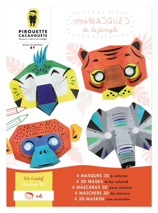 KIT CREATIF MASQUES DE LA JUNGLE