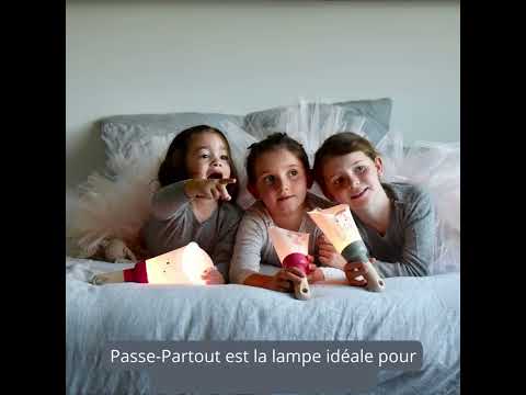 vidéo présentant les veilleuses nomades rechargeables maison polochon