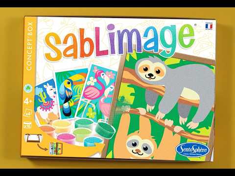 vidéo présentant les kits créatifs sablimage pour enfant à partir de 4 ans