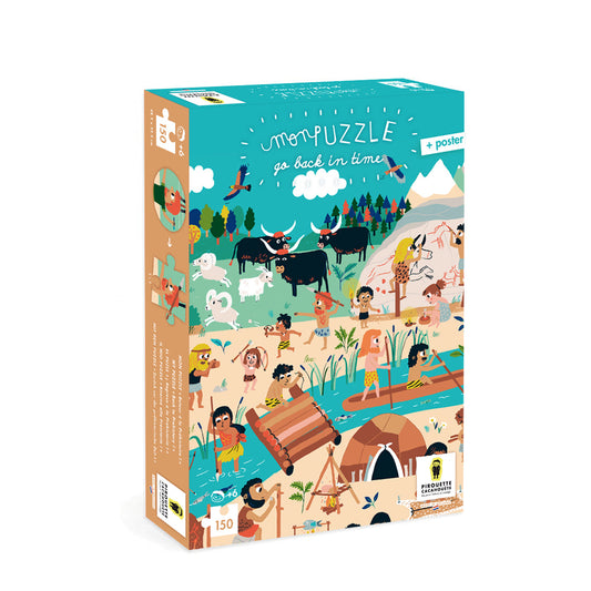 PUZZLE PREHISTOIRE - PUZZLES - PIROUETTE CACAHOUETE