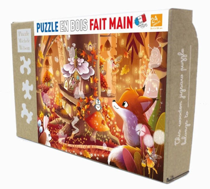 puzzle bois enfant maison des fees pour enfant de 4 ans