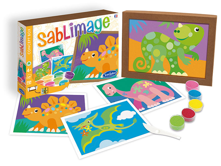 SABLIMAGE DINOSAURES - JEUX CREATIFS - SENTOSPHERE