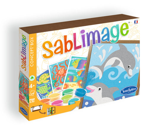 SABLIMAGE POISSONS ET DAUPHINS - JEUX CREATIFS - SENTOSPHERE