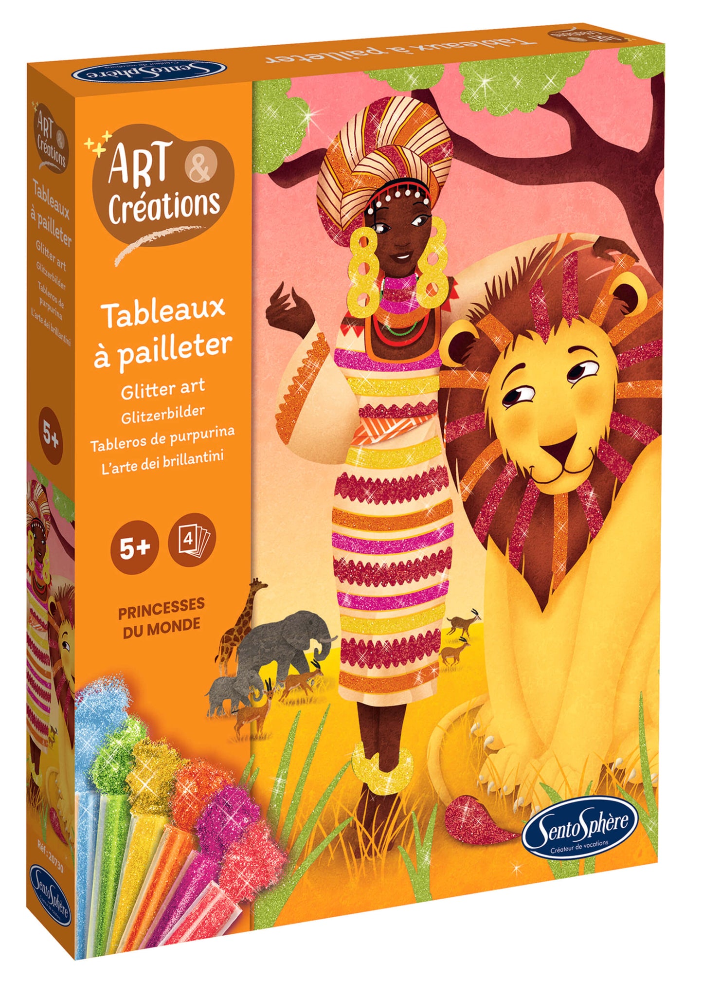 TABLEAUX A PAILLETER PRINCESSES DU MONDE